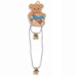 Zestaw biżuterii Teddy naszyjnik i bransoletka Captain's Blue