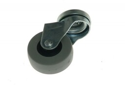 Kółko 2504, 60 mm z otworem, nylon-szare (6731)