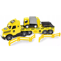Magic Truck Technic laweta ze śmieciarką Wader 36441