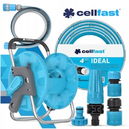 Wąż Ogrodowy 1/2 50m Na Stojaku Szybkozłączki Zestaw