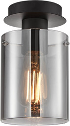 Sufitowa lampa tuba Sardo SPL-5581-1SC-BK-SG Italux czarny szary