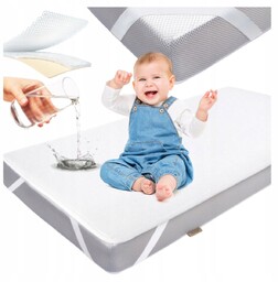 Ochraniacz na materac 140x70 Wodoodporny Oddycha Ochraniacz łóżeczka