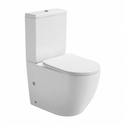 WC bezkołnierzowe Pacho +deska wolnoopadająca, syfon uniwersalny, spłukiwanie