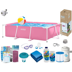 Basen Intex 220x150x60 Ogrodowy Stelażowy 28266 16w1