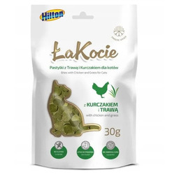 HILTON Liofilizowany przysmak z trawą i kurczakiem 30g