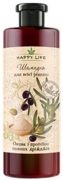 Szampon z Oliwek i Drożdży Piwnych, Happy Life,