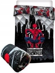 Narzuta kołdra letnia 140x200 SpiderMan Marvel komiks koc