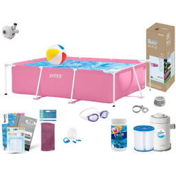 Basen Intex 220x150x60 Ogrodowy Stelażowy 28266 13w1