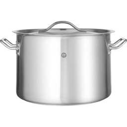 Garnek średni z pokrywką Budget Line 14l 300x200