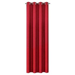 Eurofirany Zasłona 140x250 Rita czerwona gotowa na przelotkach