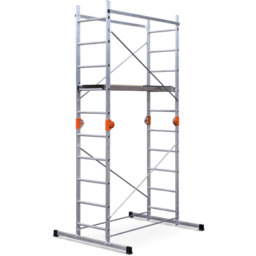Rusztowanie aluminiowe przegubowe wielofunkcyjne 4w1 GIERRE Easy 200