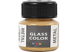 Creativ Company Kolor szkła metaliczny, 35 ml, złoty