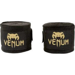 Venum Bandaże Bokserskie Owijki 2.5m Black-Gold