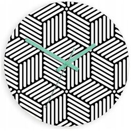 Zegar ścienny w stylu nowoczesnym akrylowy hektor 30