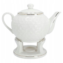 Imbryk z podgrzewaczem Czajnik Dzbanek do kawy herbaty