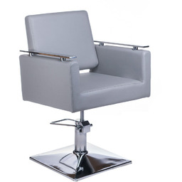 Fotel Fryzjerski Milo Bh-6333 Jasno Szary