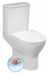 Kompakt 38,5x80x62,5 cm RIMLESS WC odpływ uniwersalny +