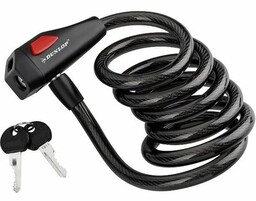 Zapięcie rowerowe linka na kluczyk Dunlop Spiral Cable