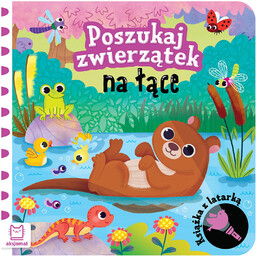 Aksjomat Poszukaj zwierzątek na łące, książeczka z latarką