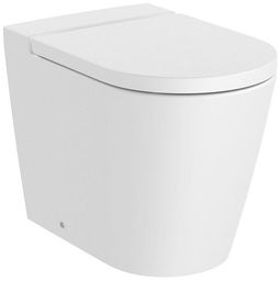 Roca Inspira Round Rimless miska WC stojąca biała