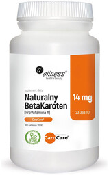 ALINESS Naturalny Beta Karoten 14mg 100tabs