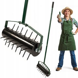 Aerator Do Trawnika Ręczny Walec Z Kolcami