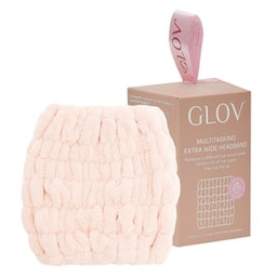 GLOV Bardzo szeroka opaska na głowę Pastelowy róż