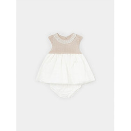 Mayoral Sukienka Dziewczynka beżowy 1825