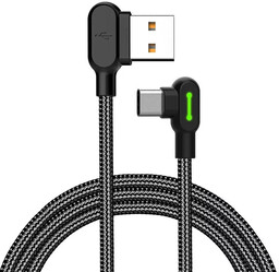 Kabel USB do USB-C kątowy Mcdodo CA-5280 LED,