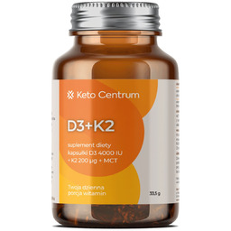Witamina D3+K2 Keto Centrum (90 kapsułek)