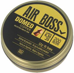 Śrut Apolo Air Boss Domed Copper 6.35 mm,