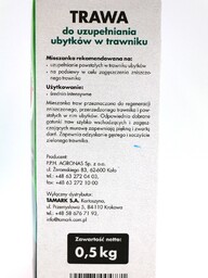 Regina Trawa Regeneracyjna Do Uzupełniania Ubytków 0,5 kg