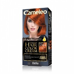 Cameleo Omega Permanent Hair Color Cream 7.44 Copper