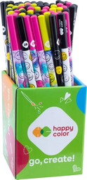 Ołówek trójkątny 2B Smile (72szt) HAPPY COLOR -