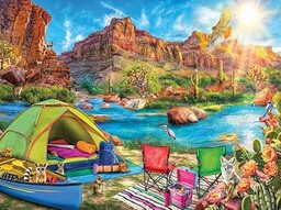 Canyon Camping 1500 PC Puzzle