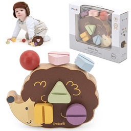 Viga Toys VIGA PolarB Drewniana Zabawka Konstrukcyjna Jeżyk