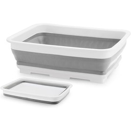 Beldray LA030191GRY Skladana prostokatna miska do mycia, szara