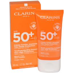 Clarins, Sun Face Cream  Spf50, Krem ochronny,
