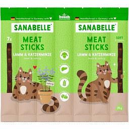 Sanabelle Meat Sticks jagnięcina i kocimiętka 16 x