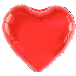 Balon foliowy Serce czerwone - 45 cm -