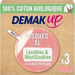 Demak''up Zmywalne i wielokrotnego użytku waciki do demakijażu