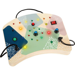 Tablica manipulacyjna Światło LED i przełączniki Montessori Small