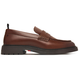 Loafersy Tommy Hilfiger Corporate Casual FM0FM05968 Brązowy