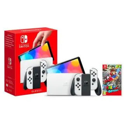 Nintendo Switch OLED Biały + Super Mario Odyssey