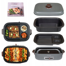 Grill Stołowy Ogrodowy Multigrill Kuvings Ceramic Plus Elektryczny