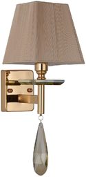 LAMPA ŚCIENNA KINKIET KLASYCZNY KRYSZTAŁOWY ZŁOTY VALENTINA W1