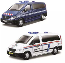 Mercedes Vito Policja, różne rodzaje 1:50 BBURAGO