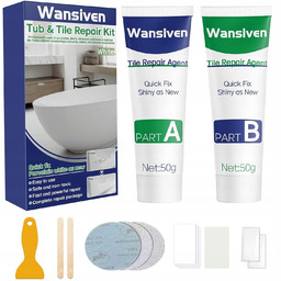 Zestaw naprawczy do brodzików wanien dziur zarysowań pęknięć