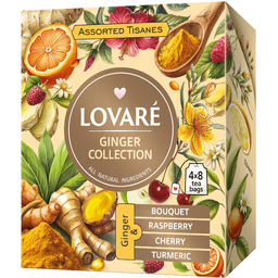 Zestaw herbat Assorted herbal tea GINGER, Lovare, 4