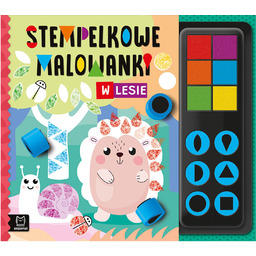 Aksjomat W lesie. Stempelkowe malowanki, książeczka ze stempelkami